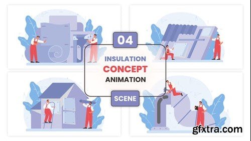 Videohive Insulation Concept Animation Scene 53514960