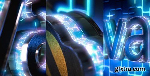 Videohive Neon Cube Logo 11553368