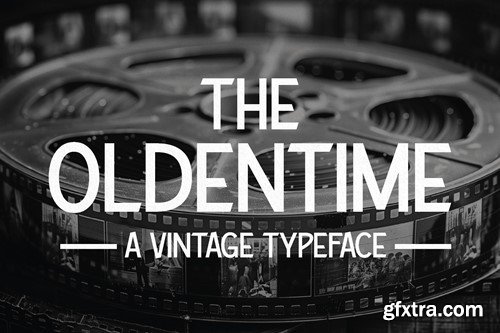 The Oldentime - Vintage 1920's Typeface A34JR37