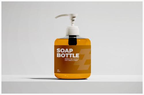 Soap Bottle Mockup