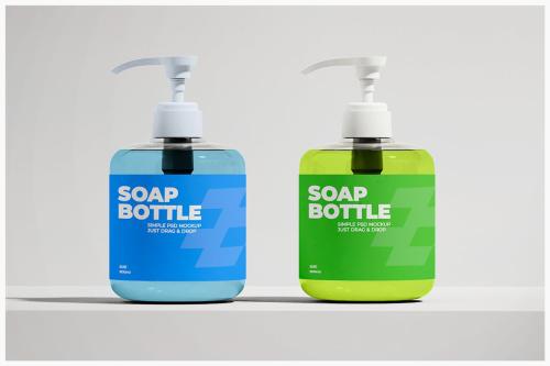 Soap Bottle Mockup