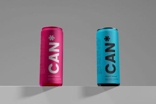 Soda Can Mockup