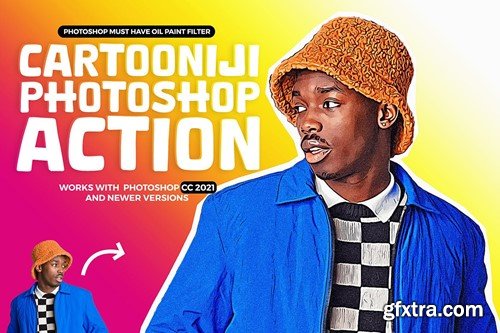 CartooNiji Photoshop Action 87LN9LQ