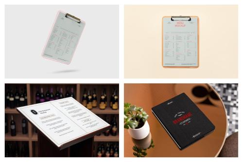 Menu Mockups vol.2 - Restaurant