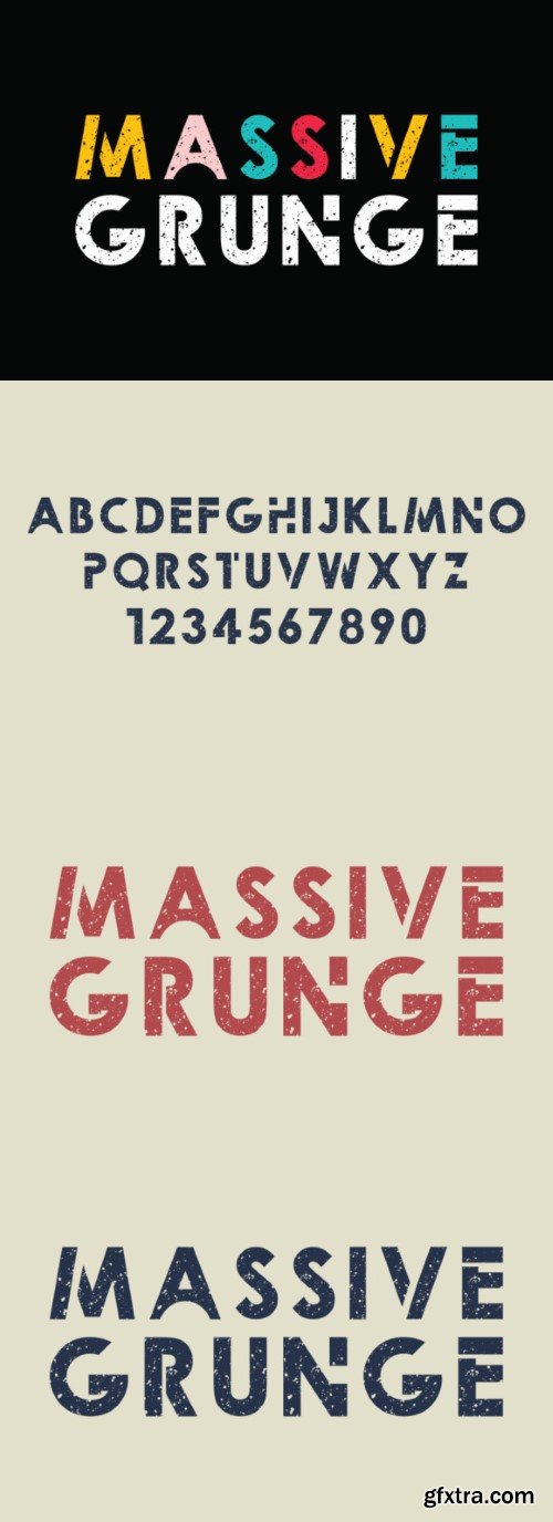 Massive Grunge Font