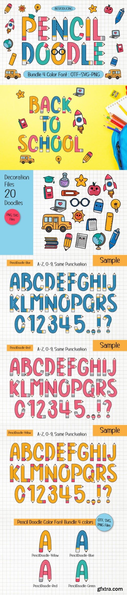 Pencil Doodle Font