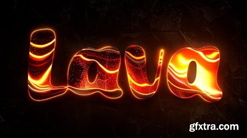 Videohive Melting Lava Logo 53528256