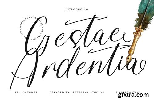 Gestae Ardentia Modern Handwritten ENGEDTZ