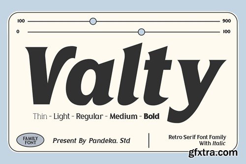 Valty - Modern Sans Font 8QK9XCG