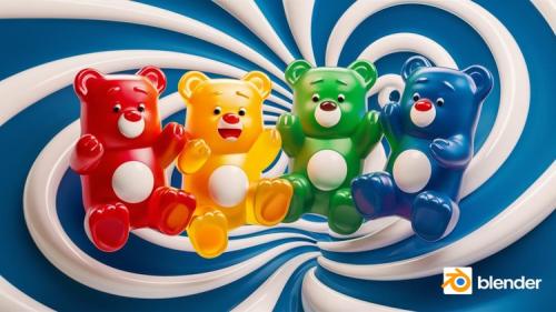 Udemy - Blender 3D for Beginners: Create Adorable Gummy Bears