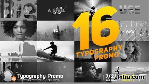 Videohive Typography Promo 19359800