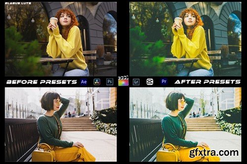 Yellow Mood Preset Luts Video Editing Premiere Pro 5LA99AR