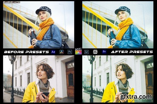 Yellow Mood Preset Luts Video Editing Premiere Pro 5LA99AR