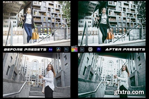 Artistic Grey Mood Preset Luts Video Premiere Pro 9D23KAX