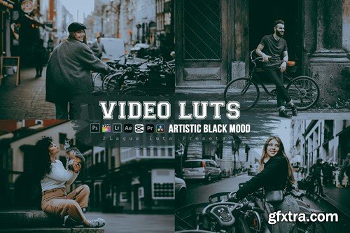 Artistic Black Mood Preset Luts Video Premiere Pro 4VWN6L5