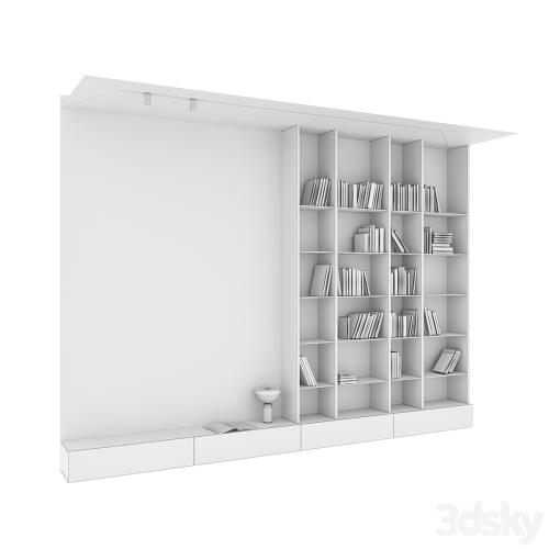 Bookcase set 01