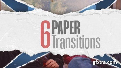 Videohive Paper Transitions 53546011