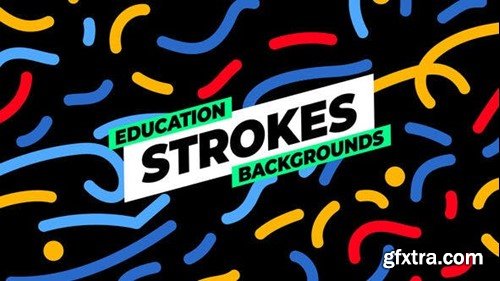 Videohive Education Strokes Backgrounds 53549663