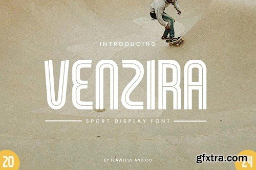 Venzira Sports Display Font 3ULDDAW