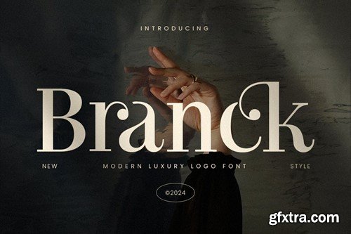 Branck - Modern Luxury Logo Font 5TNLY3Q