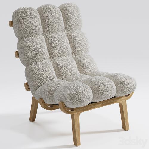 Armchair and pouffe NUAGE by SOLLEN