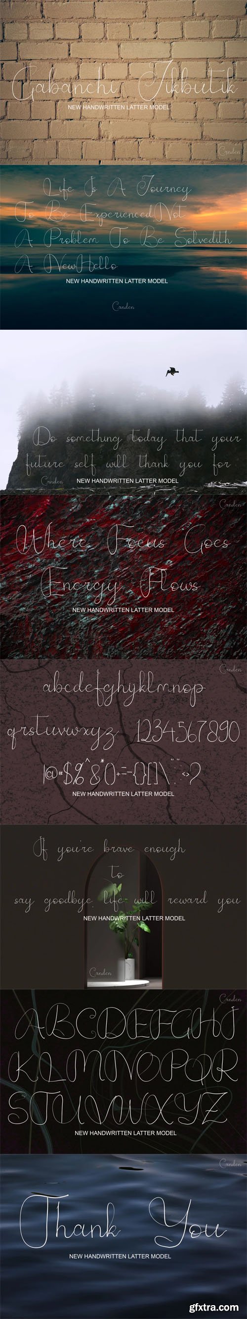 Gabanchi Jikbutik - Handwritten Script Font