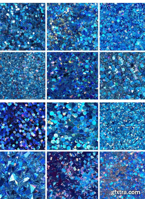 Holographic Glitter Backgrounds Collection