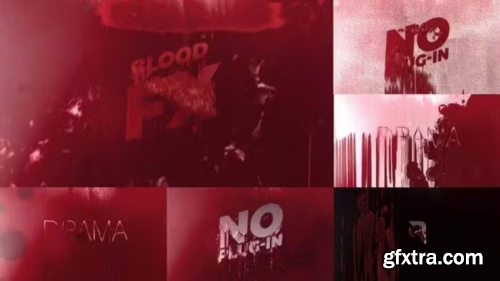 Videohive Blood Fx Pack For After Effects 53305218