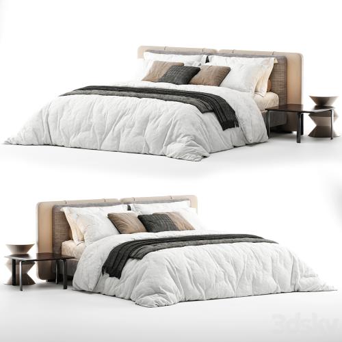 Bed Minotti Tatlin Soft