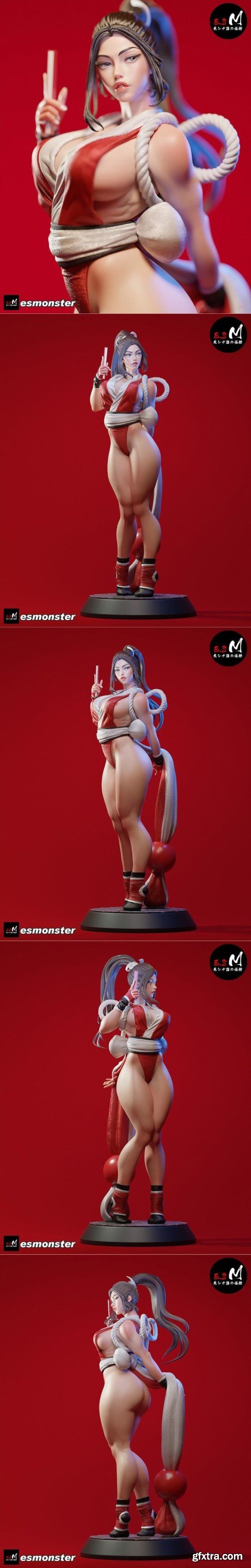 E.S Monster – Mai Shiranui KOF – 3D Print Model