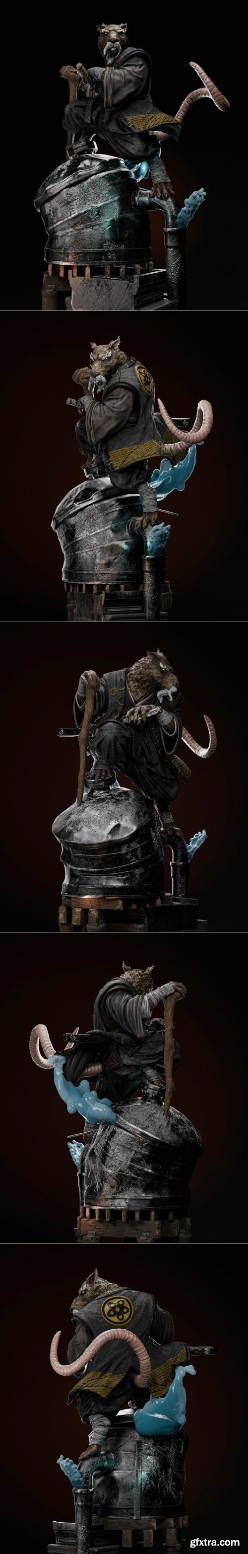 ZEZ Studios – Master Splinter – 3D Print Model