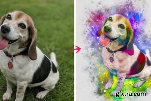 Pet Watercolor Art Plugin 2