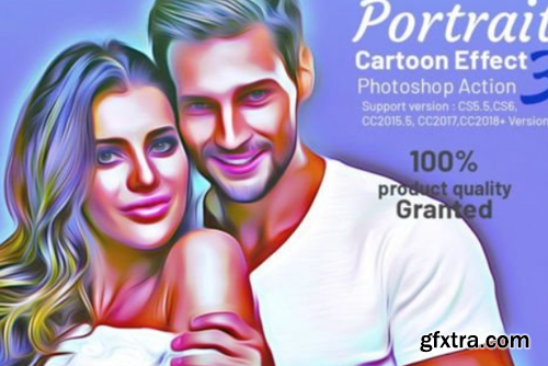 Portrait Cartoon Effect Action