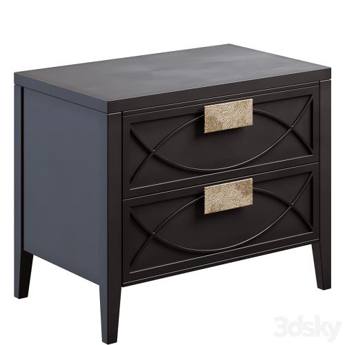 Nightstand Amelie Black Nightstand