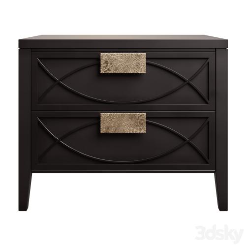 Nightstand Amelie Black Nightstand