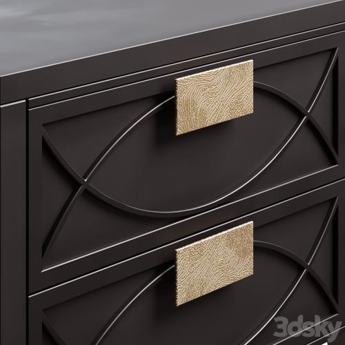 Nightstand Amelie Black Nightstand