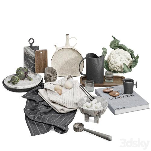 Decorative set for the kitchen