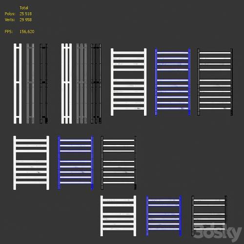 Heated towel rail Point Demetra Selena