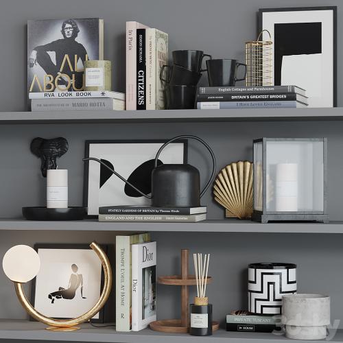 Decor shelf set 12