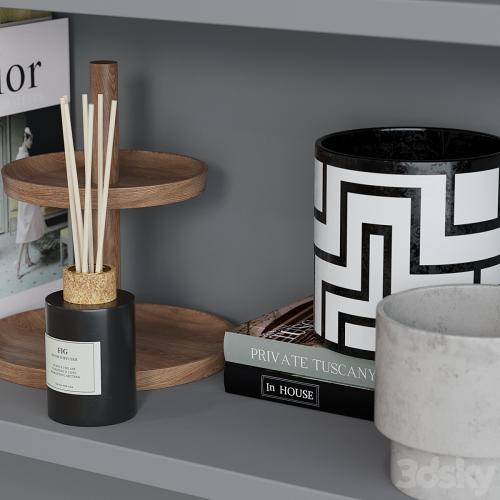 Decor shelf set 12