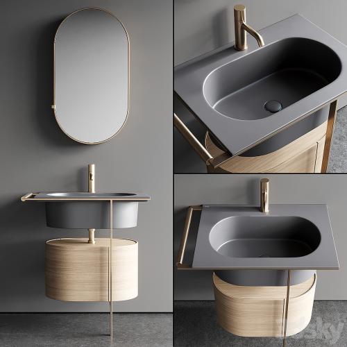 Ceramica Cielo Kyros Single Vanity Unit Set 2