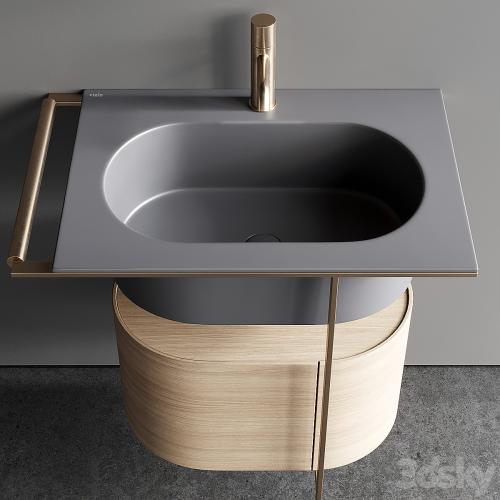 Ceramica Cielo Kyros Single Vanity Unit Set 2