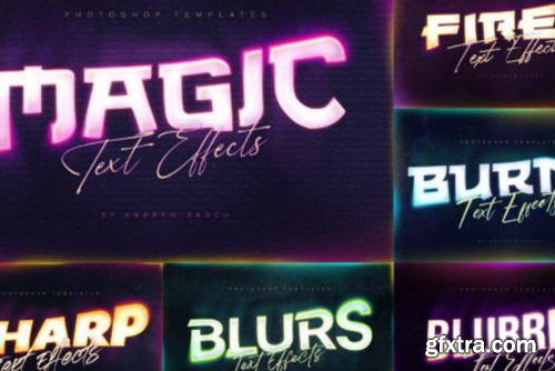 Gradient Blurred Text Effect