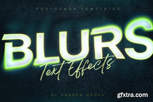 Gradient Blurred Text Effect