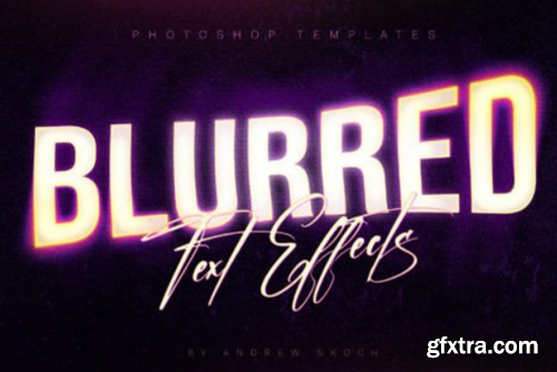 Gradient Blurred Text Effect