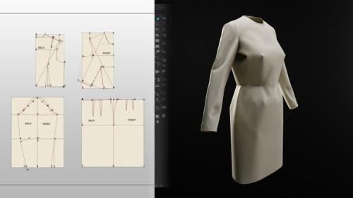 Udemy - Pattern making for fashion design in Clo3d Part -I