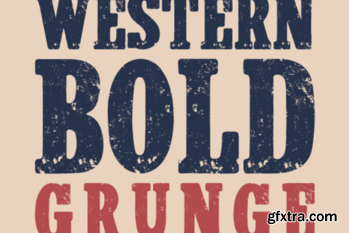 Western Bold Grunge Font