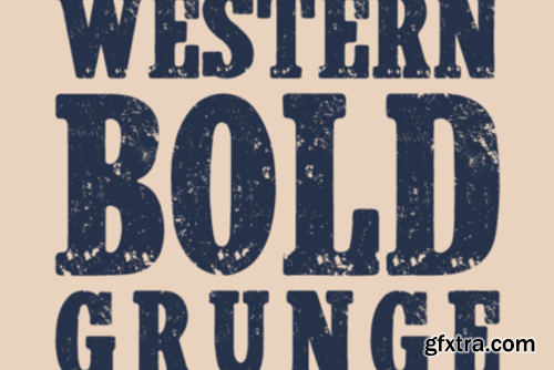 Western Bold Grunge Font