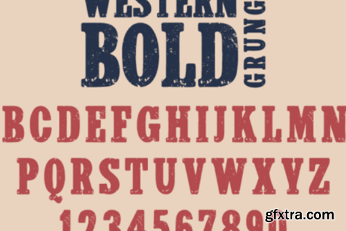 Western Bold Grunge Font