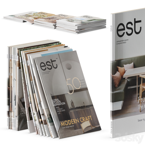 EST Architecture And Design Magazines Set